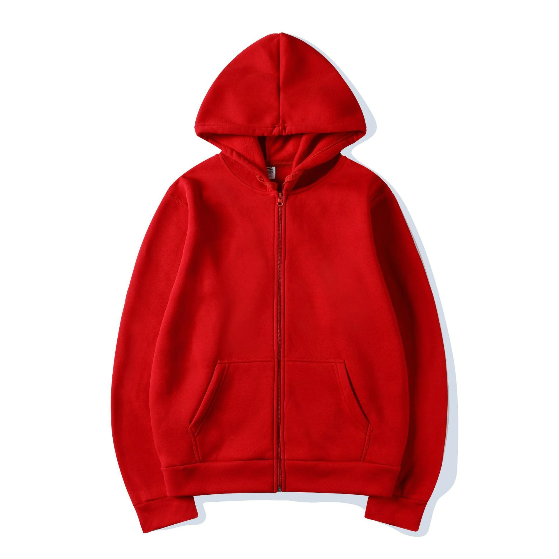 Sudadera con capucha para hombre rojo