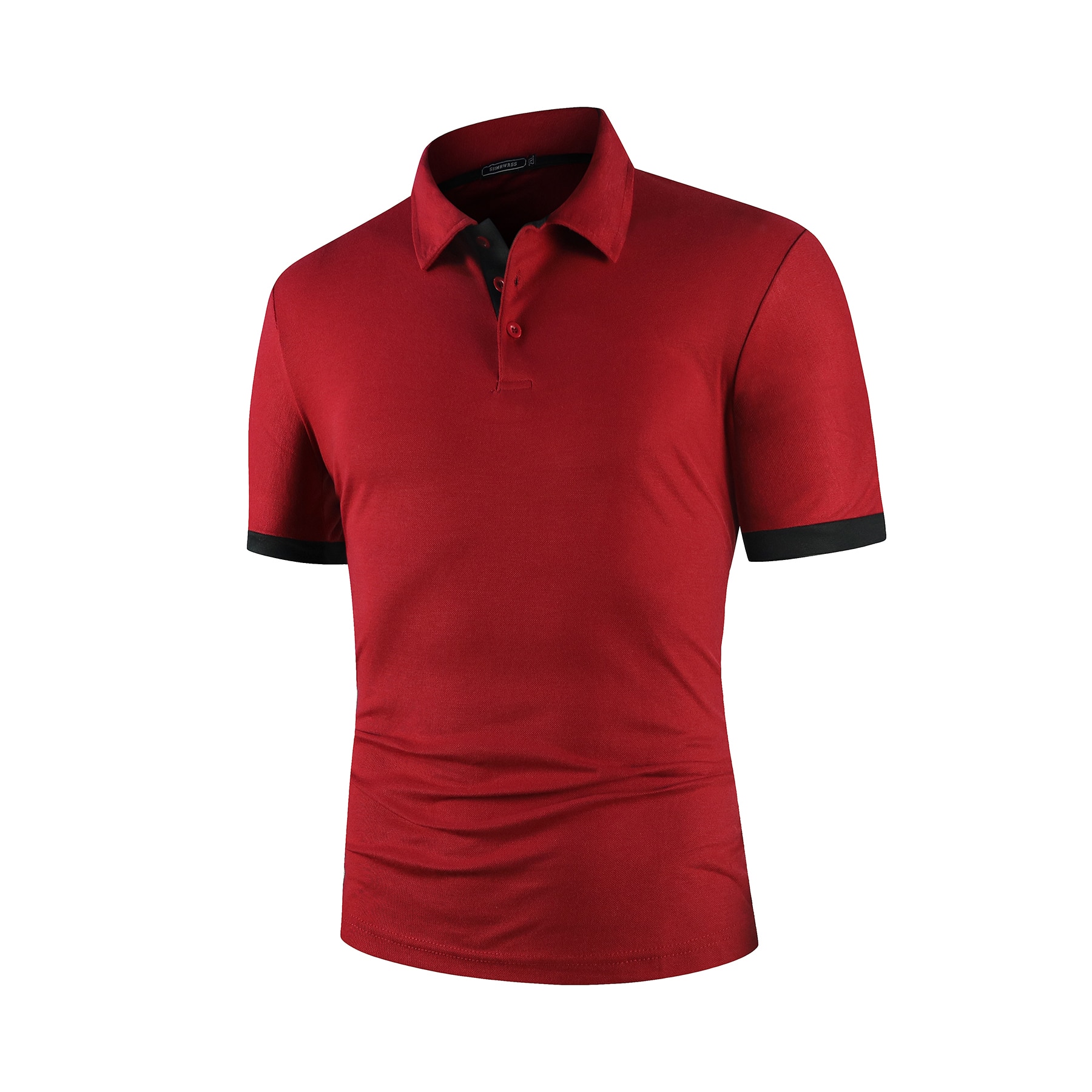 polo camisero varón rojo